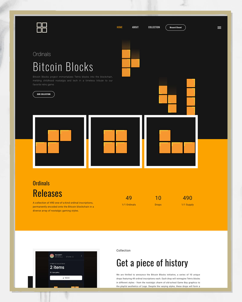 Bitcoin block website